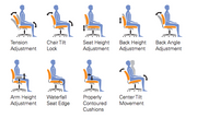 Adjustable Ergonomic Chair - JD11631B - Joe's Discount Office Furniture
