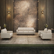 Office Source Partridge Sofa with Wood Legs