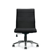 Luxhide Armless Executive Chair - JD11732