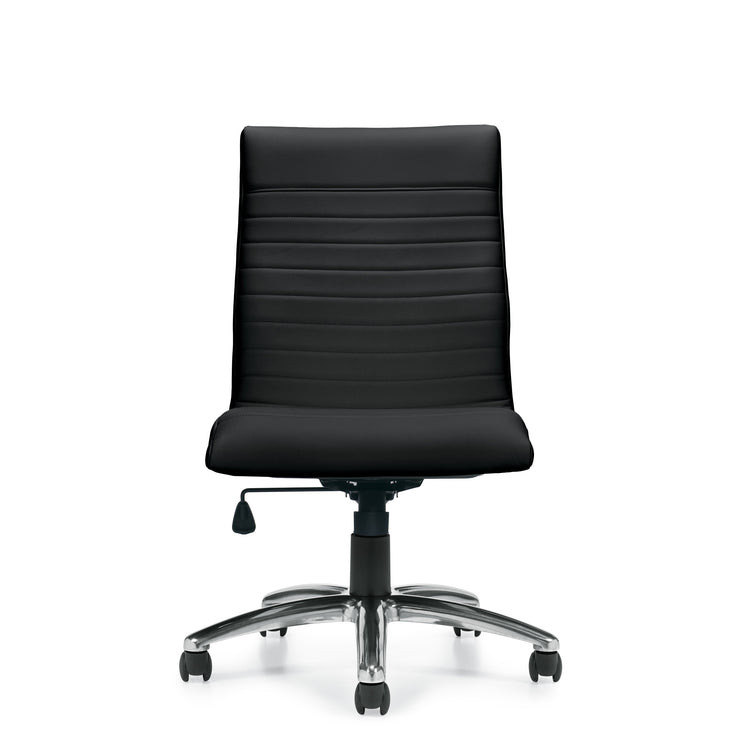 Luxhide Armless Executive Chair - JD11732