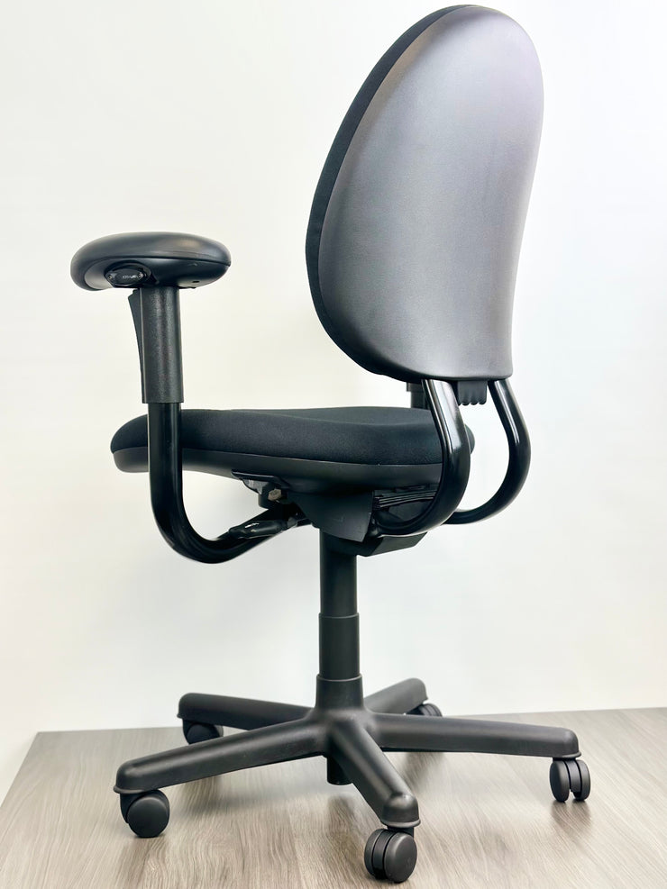 Steelcase Criterion - Black on Black - High Back - Fully Featured - Open Box
