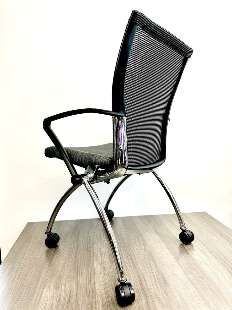 Haworth X99 Conference Chair - Chrome/Black/Grey