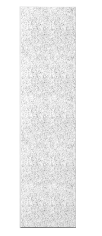 Tackable Sound Dampening Light Grey Fabric Panel - 47.5" x 12"