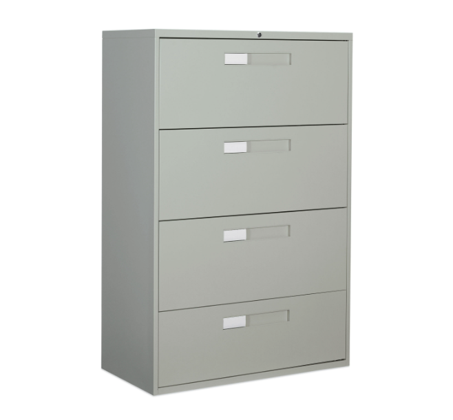 Global 4 Drawer Lateral File Cabinet - Desert Putty - 42"W (9342P-4F1H)