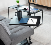 VIVO - DESK-ST01C - Black 20" x 15" Swivel Couch Desk - Brand New in the Box