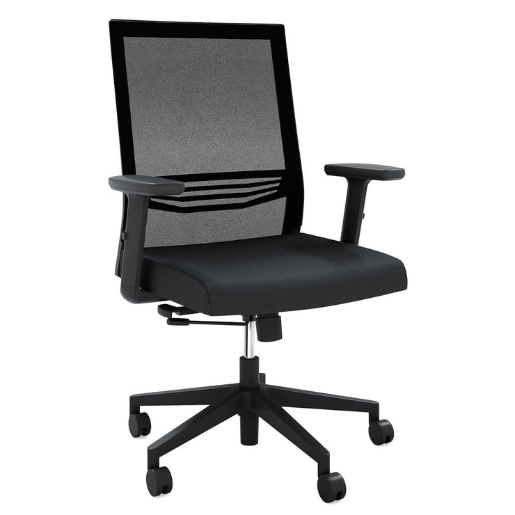 Mid Back Mesh Task Chair with Adjustable Arms - JD601MM