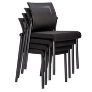 Mesh Back Armless Guest Chair - Stackable - Comes w/ Casters & Glides for Legs - JD606MM