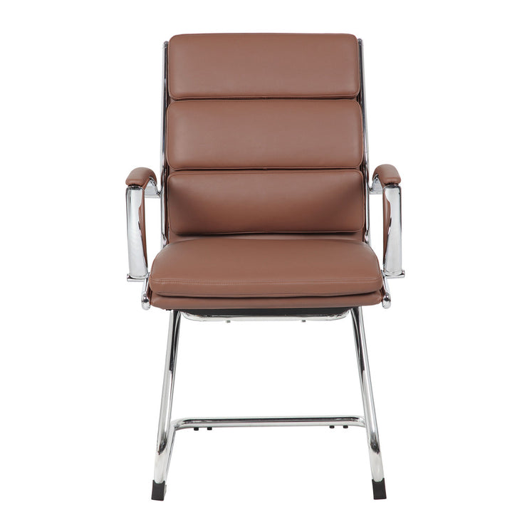 Executive Guest Sled Base with Chrome Frame