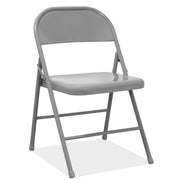 Commercial Grade Steel Folding Chairs - 4 Pack