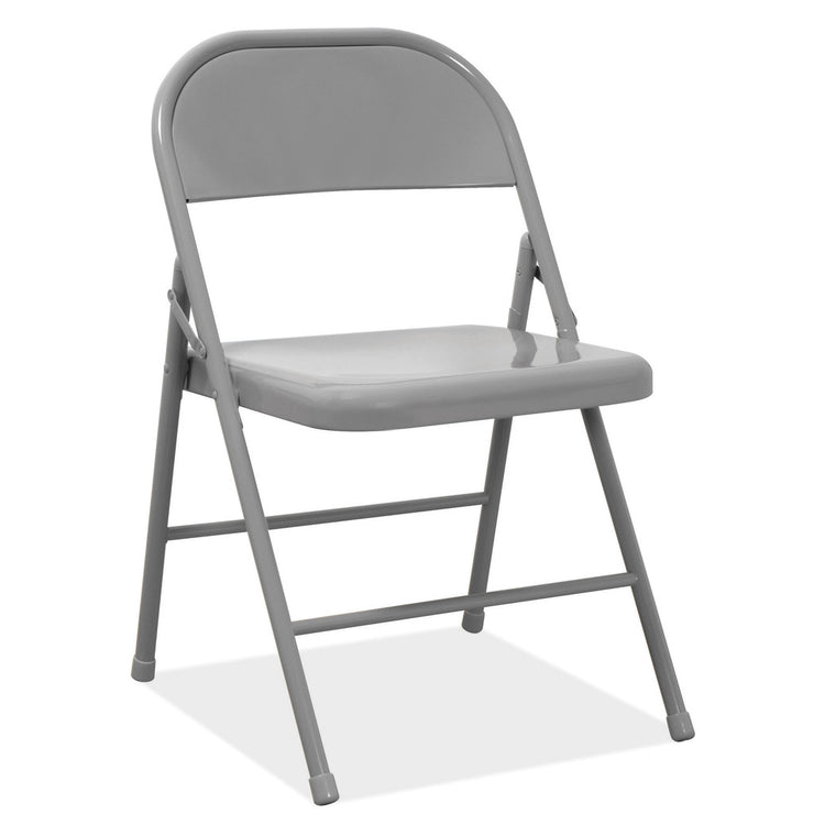 Commercial Grade Steel Folding Chairs - 4 Pack