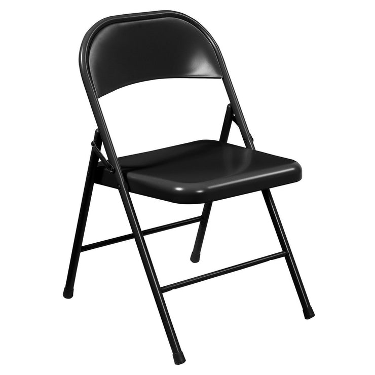 Commercial Grade Steel Folding Chairs - 4 Pack
