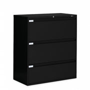 Global 3 Drawer Lateral File Cabinet - 36"W (9336P-3F1H) - Joe's Discount Office Furniture