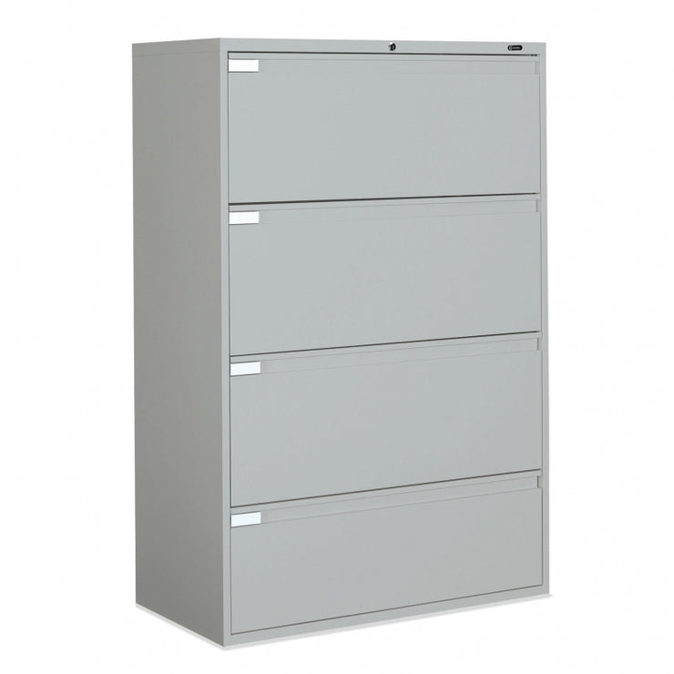 Global 4 Drawer Lateral File Cabinet - 36"W (9336P-4F1H) - Joe's Discount Office Furniture