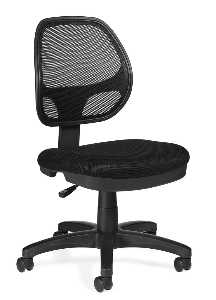 Mesh Back Armless Task Chair - JD11642B - Joe's Discount Office Furniture