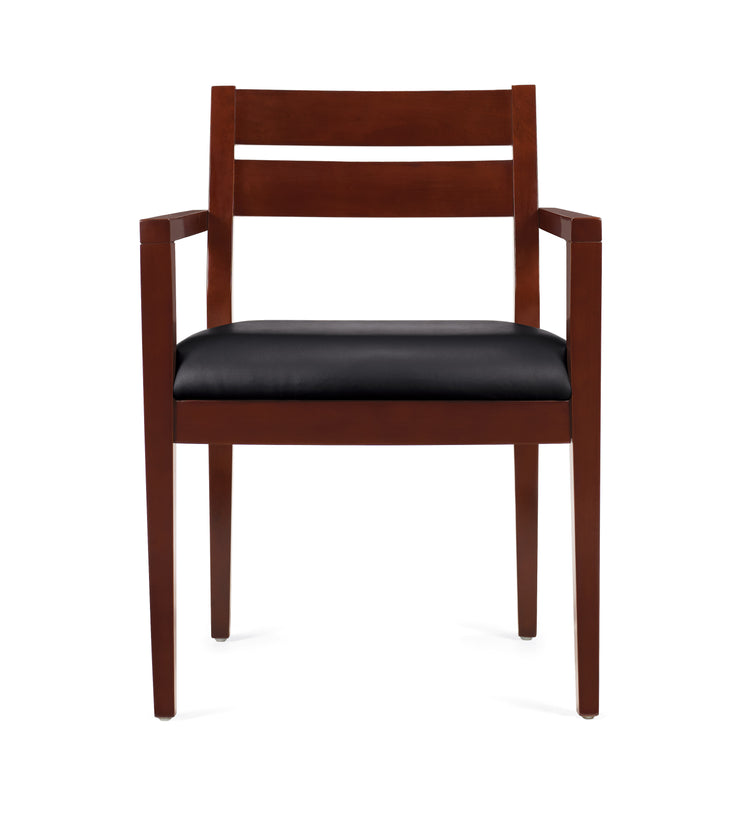 Cordovan Wood Guest Chair - JD11820B-CX - Joe's Discount Office Furniture