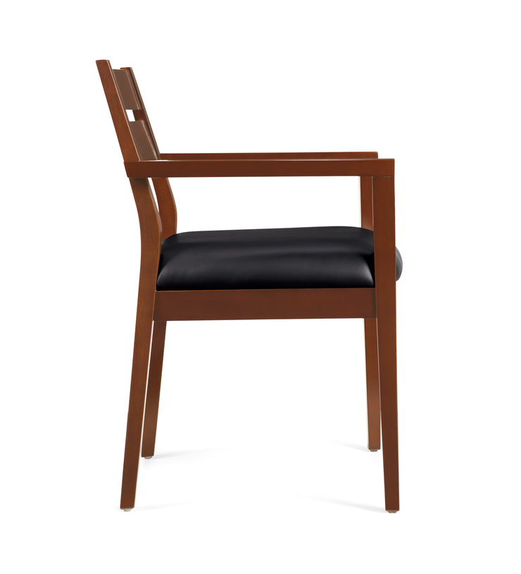 Toffee Wood Guest Chair - JD11820B-TH - Joe's Discount Office Furniture