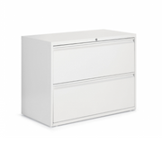 Global 2 Drawer Lateral File Cabinet - 36"W (9336P-2F1H)
