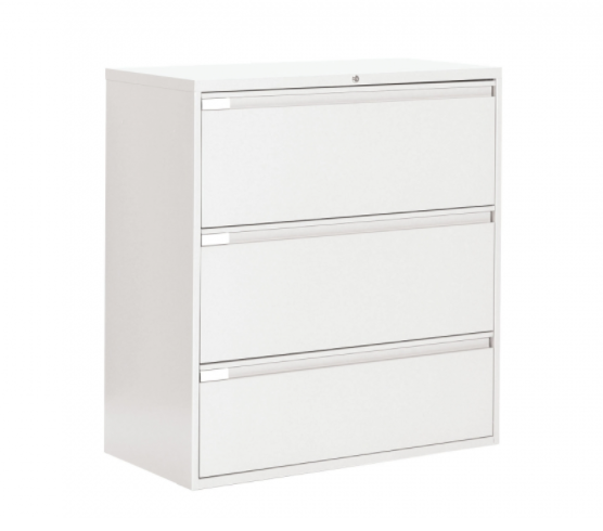 Global 3 Drawer Lateral File Cabinet - 42"W (9342P-3F1H)