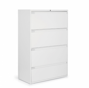 Global 4 Drawer Lateral File Cabinet - 36"W (9336P-4F1H)