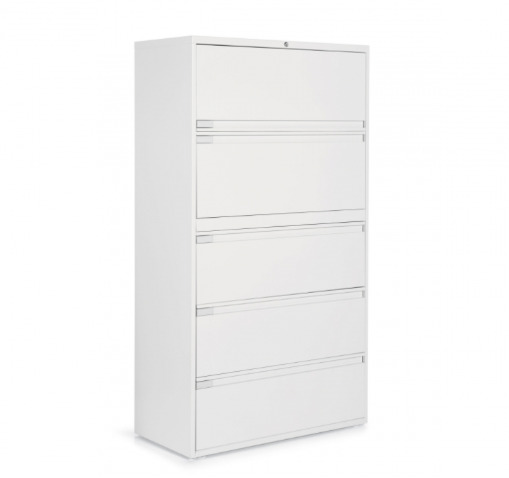 Global 5 Drawer Lateral File Cabinet - 36"W (9336P-5F1H)