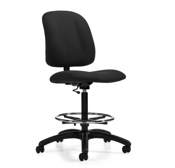 Global - Goal - Low Back Task Drafting Chair, Armless (2236-6)