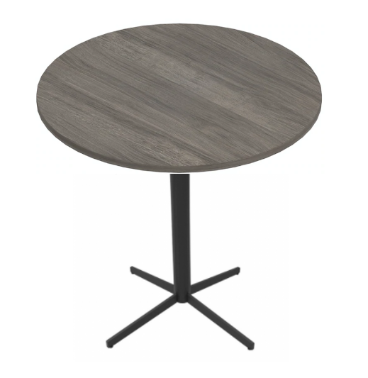 Round Tables - Black "X" Base