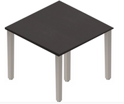 Square Post Square Tables - Tungsten Legs
