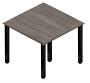 Square Post Square Tables - Black Legs