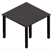 Square Post Square Tables - Black Legs