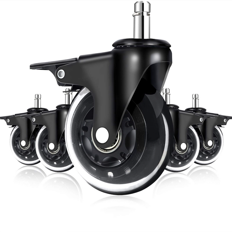 High Performance All-Surface Casters w/ Brakes