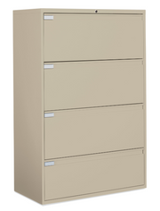 Global - 9100 Plus Series - 30"W 4 Drawer Lateral File - Joe's Discount Office Furniture