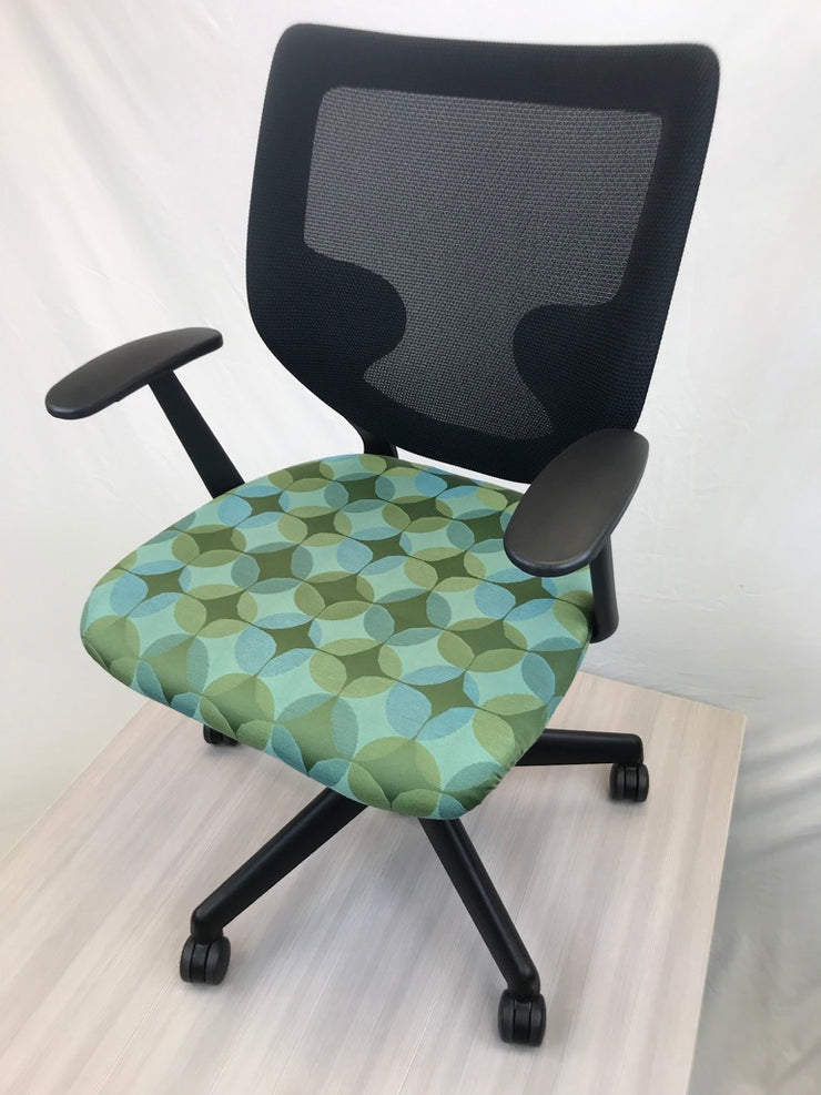 Keilhauer Simple Chair - Circle Pattern Green - Pre-Owned - Joe's Discount Office Furniture